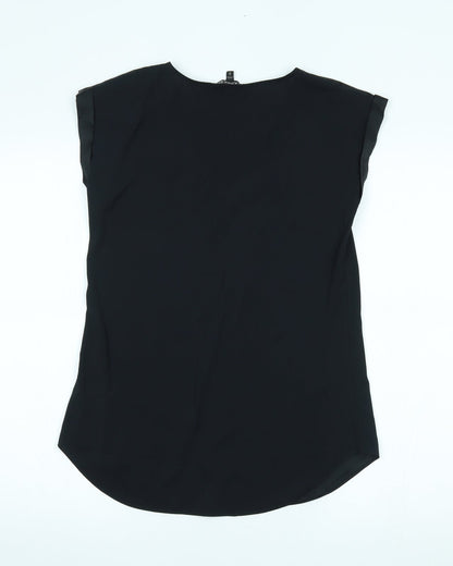 Express Womens Black   Basic T-Shirt Size XS