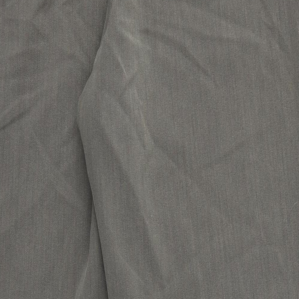 M&S Womens Brown   Dress Pants Trousers Size 18 L28 in
