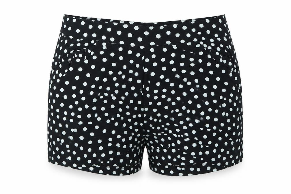 Mango Womens Multicoloured Polka Dot  Boyfriend Shorts Size S