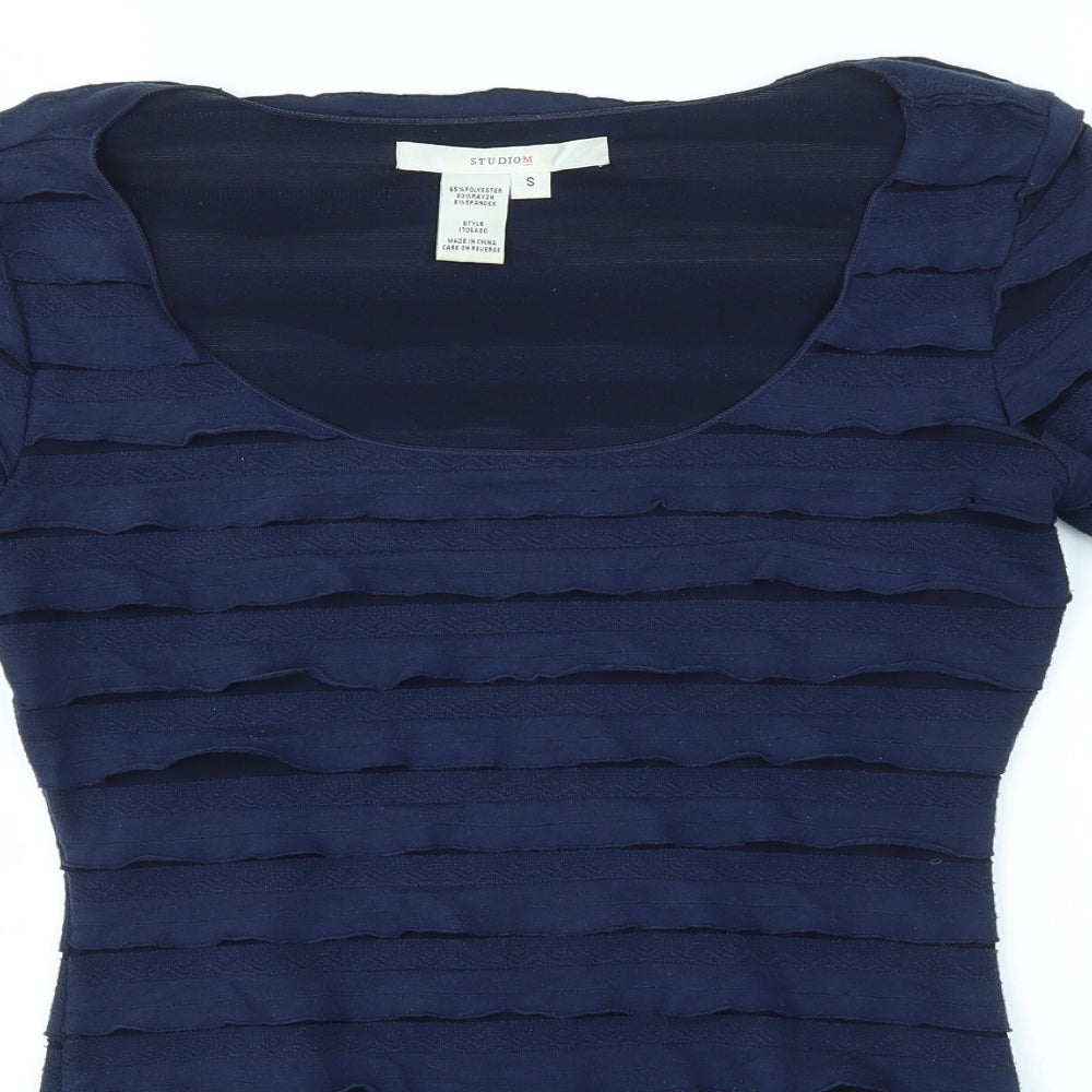 Studio M Womens Blue   Bodycon  Size S