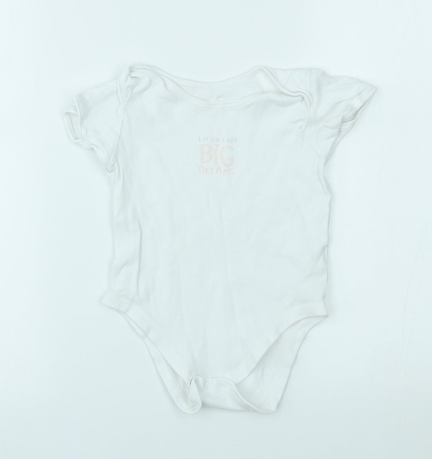 George Baby White   Babygrow One-Piece Size 18-24 Months  - little lady big dreams