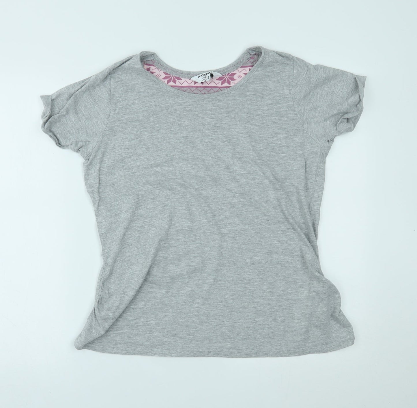 Dorothy Perkins Womens Grey   Basic T-Shirt Size S