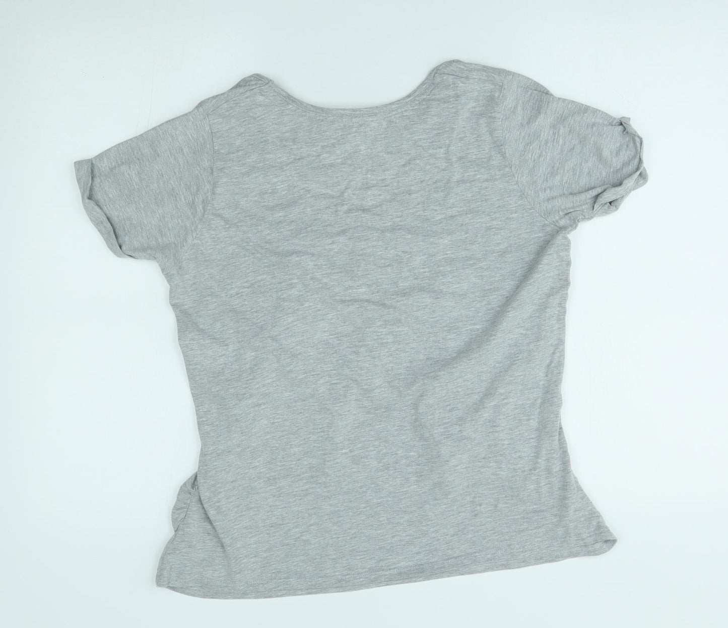 Dorothy Perkins Womens Grey   Basic T-Shirt Size S
