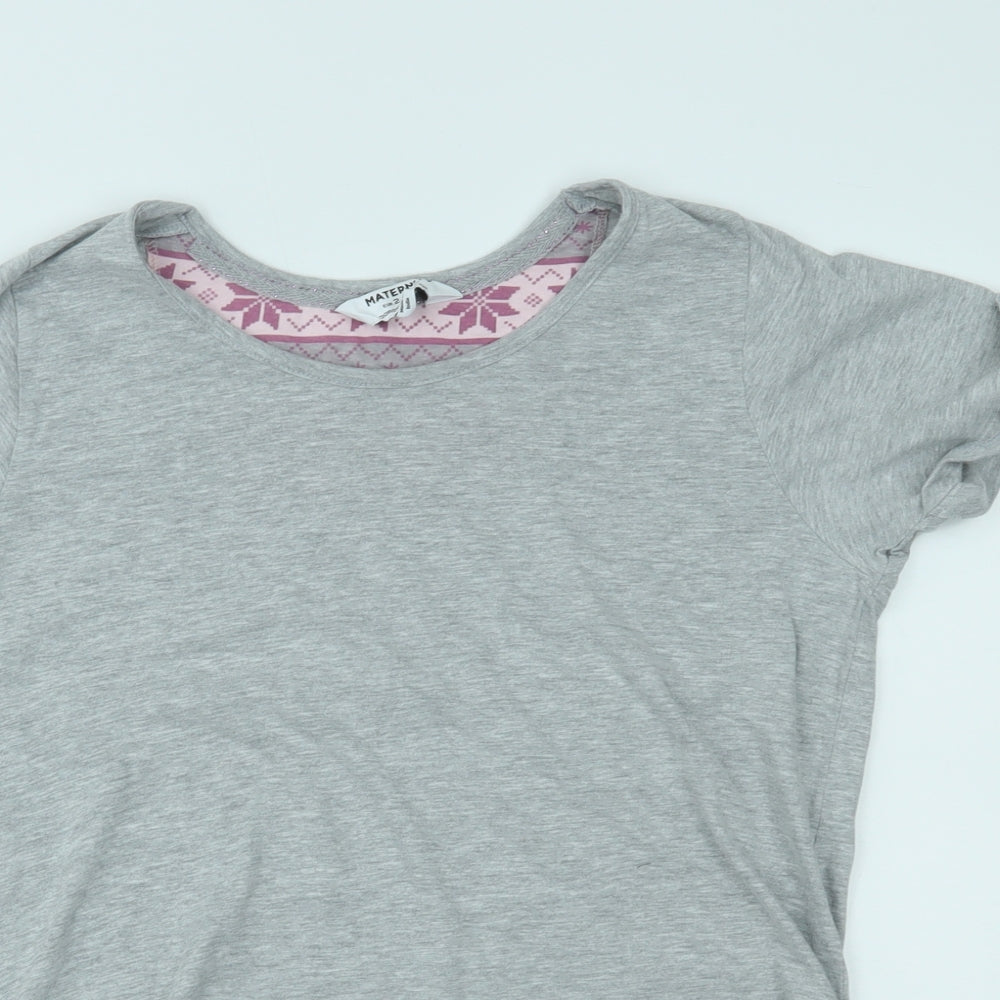 Dorothy Perkins Womens Grey   Basic T-Shirt Size S