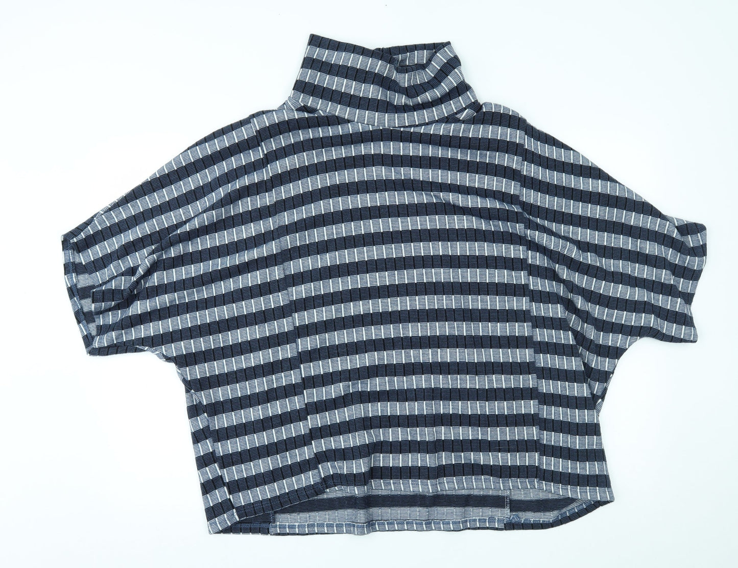 New collections Womens Blue Striped  Pullover Jumper One Size