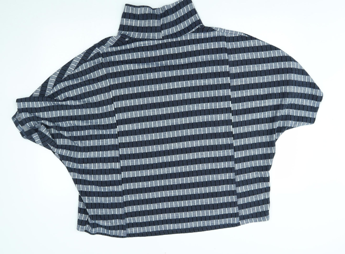 New collections Womens Blue Striped  Pullover Jumper One Size