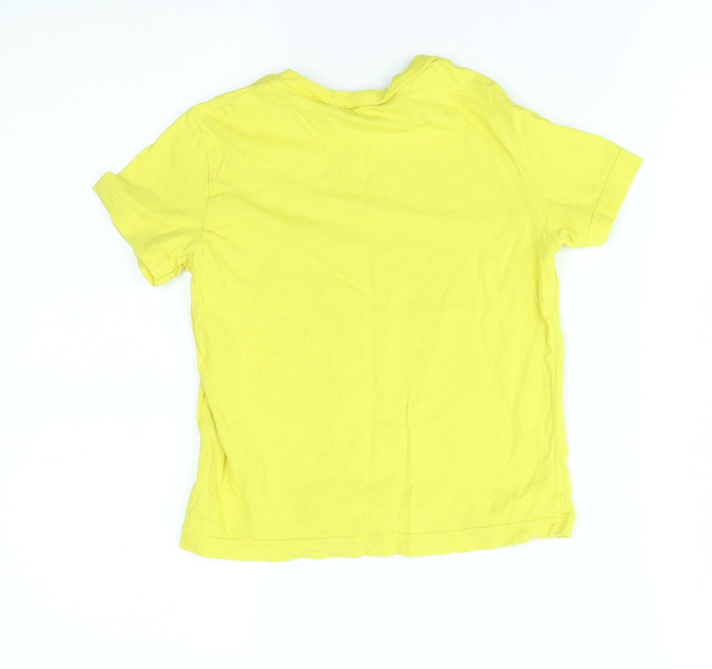 benetton Boys Yellow   Basic T-Shirt Size 3-4 Years  - Baseball