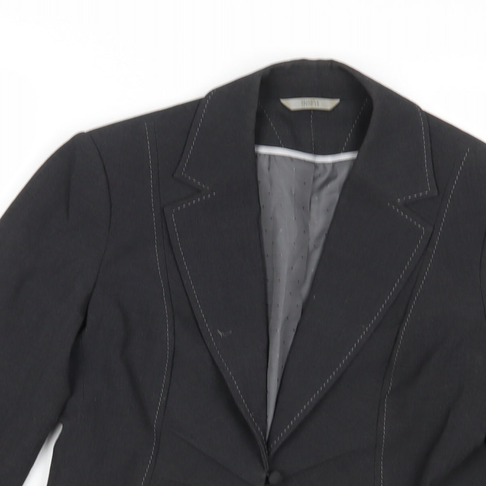 M&S Womens Grey   Jacket Blazer Size 12