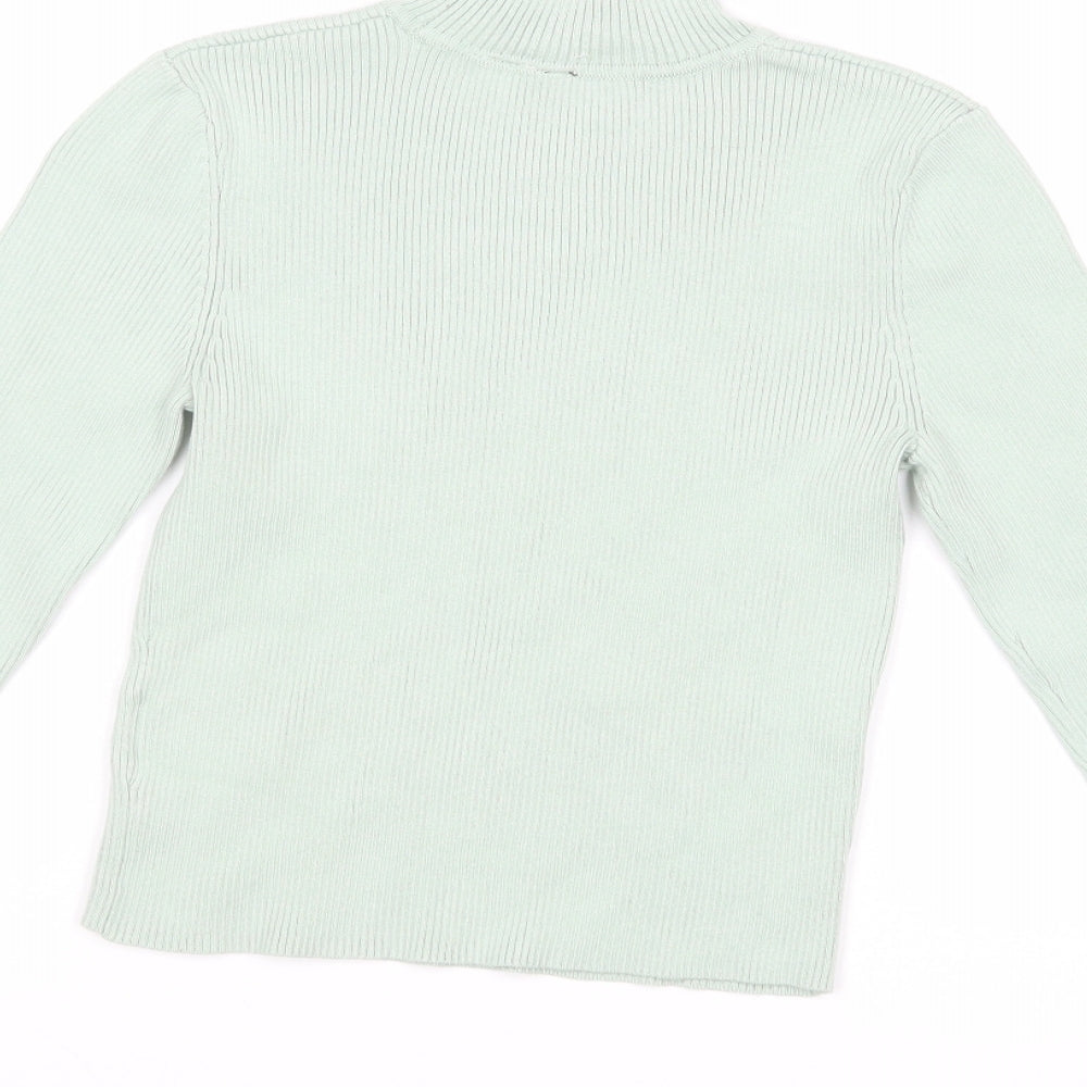 H&M Womens Green   Pullover Jumper Size S