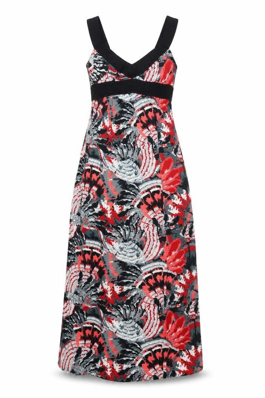 Jasmine London Womens Red Floral  Maxi  Size 10