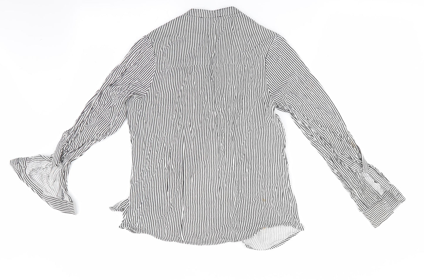 Atmosphere Womens Black Striped  Basic Blouse Size 8