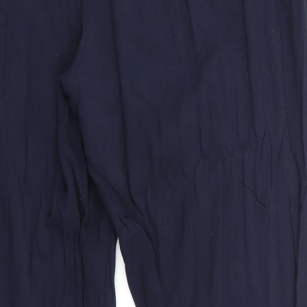 Divided Womens Black   Trousers  Size 16 L28 in