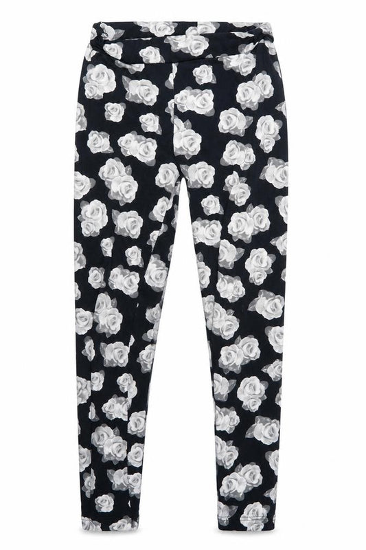 Divided Womens Black Floral  Jegging Leggings Size XS L29 in
