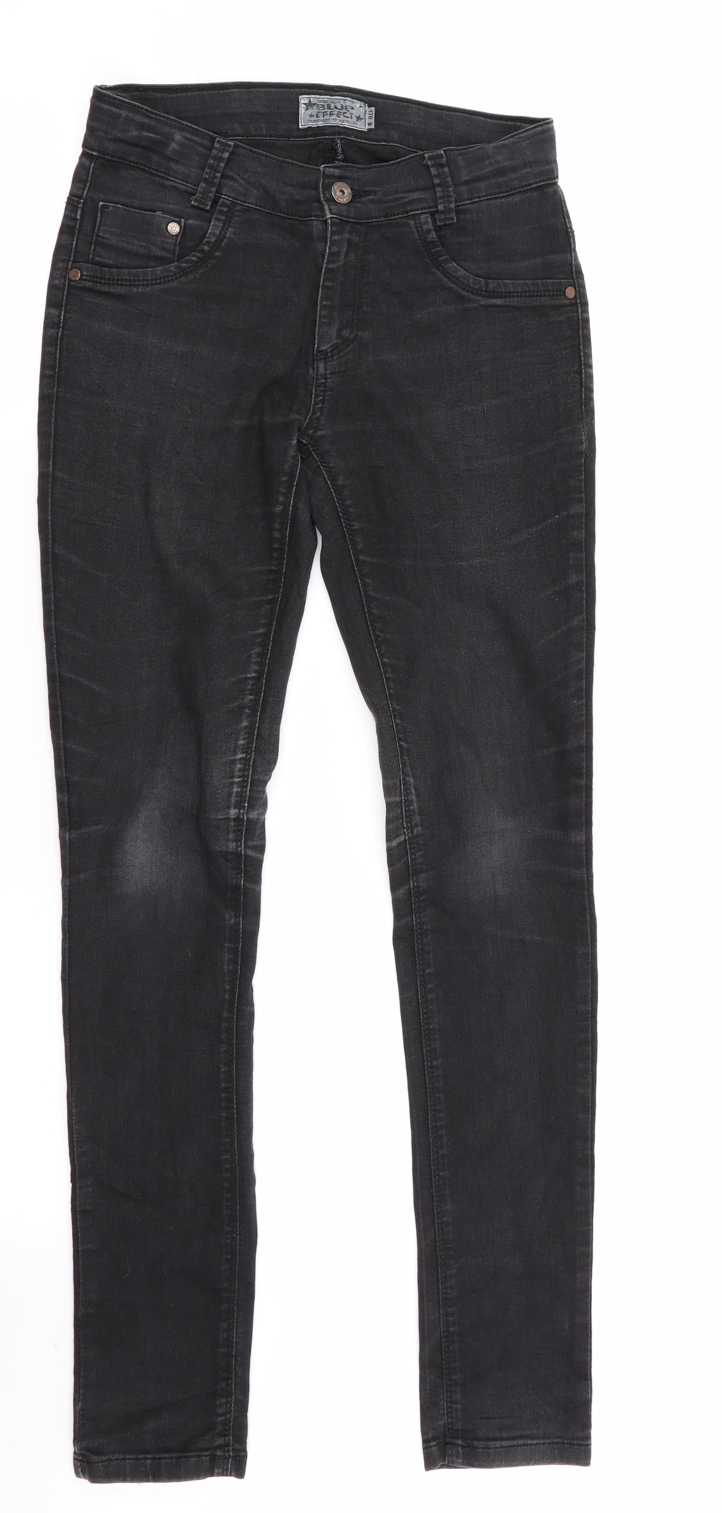Blue Effect Mens Black   Skinny Jeans Size 26 in L31 in