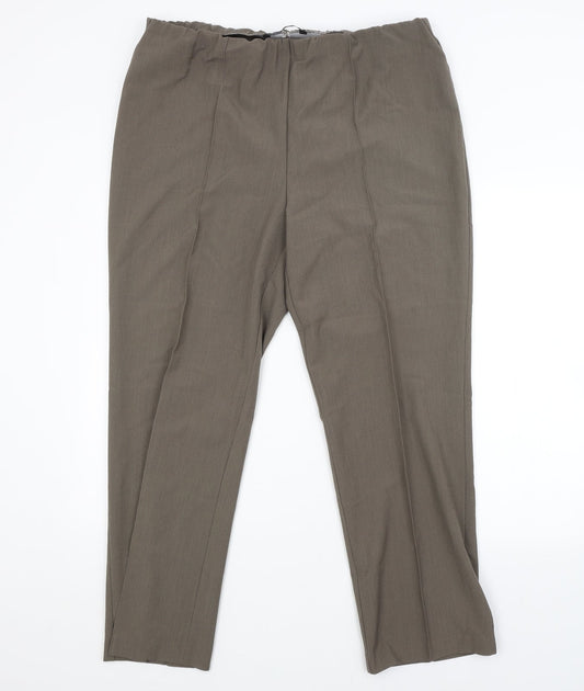 BM Womens Green   Trousers  Size 18 L28 in