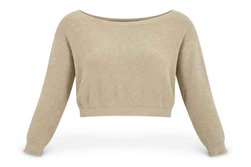 PRETTYLITTLETHING Womens Brown   Pullover Jumper Size L