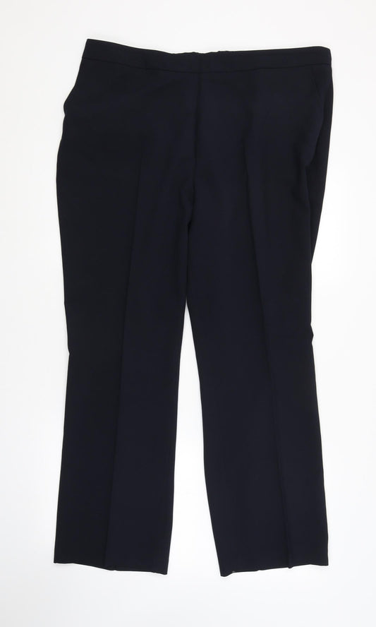 Preworn Womens Blue   Trousers  Size 18 L28 in