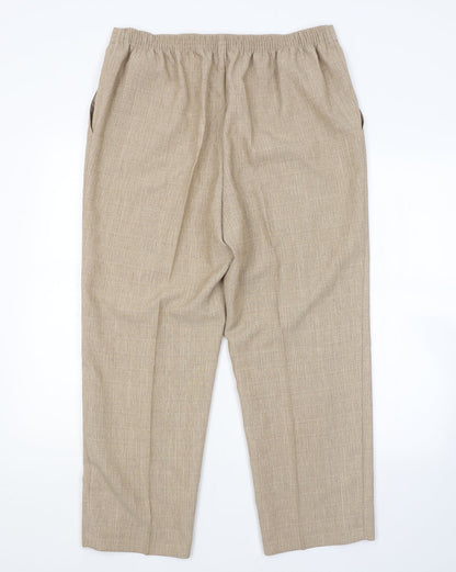 Marks & Spencer Womens Brown   Trousers  Size 18 L26 in