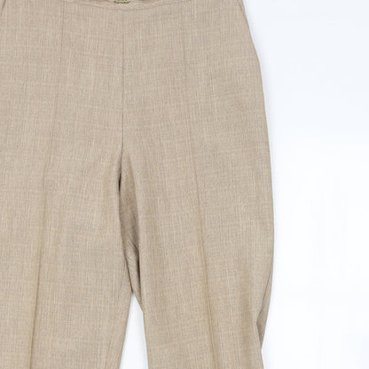 Marks & Spencer Womens Brown   Trousers  Size 18 L26 in