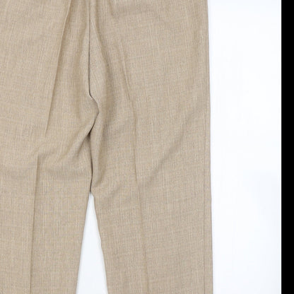 Marks & Spencer Womens Brown   Trousers  Size 18 L26 in