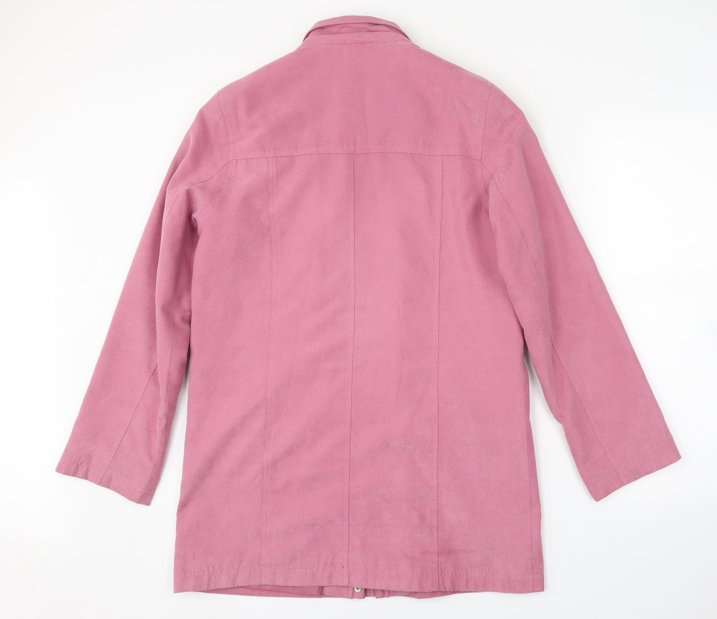 EWM Womens Pink   Overcoat Coat Size 10