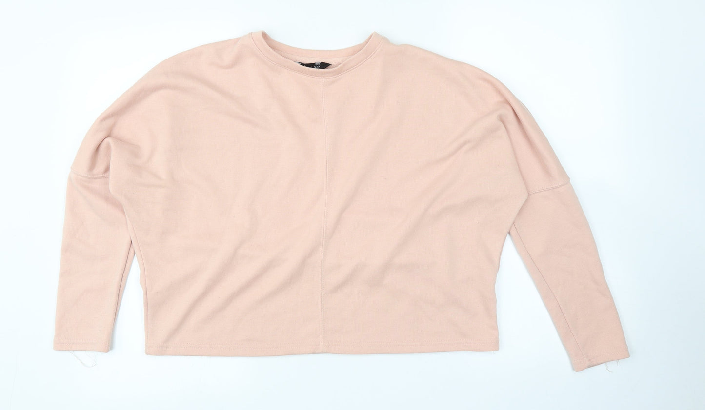New Look  Womens Pink   Pullover Sweatshirt Size 10