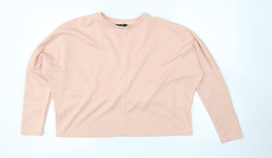 New Look  Womens Pink   Pullover Sweatshirt Size 10