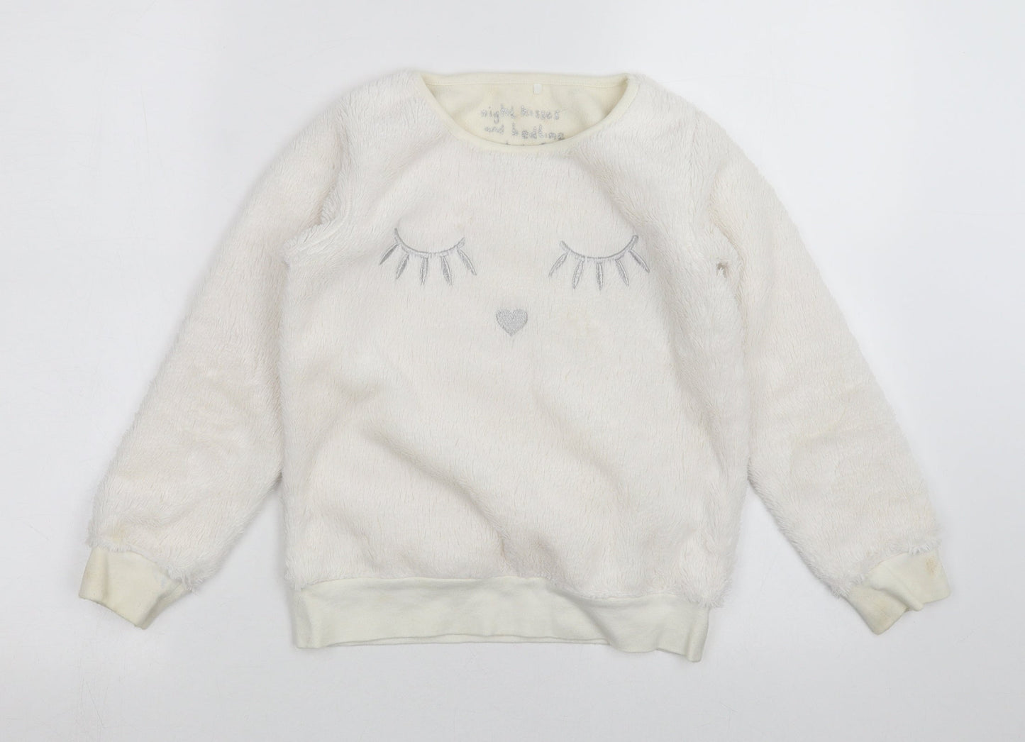 NEXT Girls White   Top Pyjama Top Size 9 Years