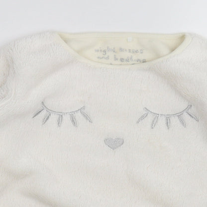 Next Girls White   Top Pyjama Top Size 9 Years