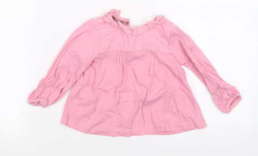 Monsoon Girls Pink   Basic T-Shirt Size 6-9 Months