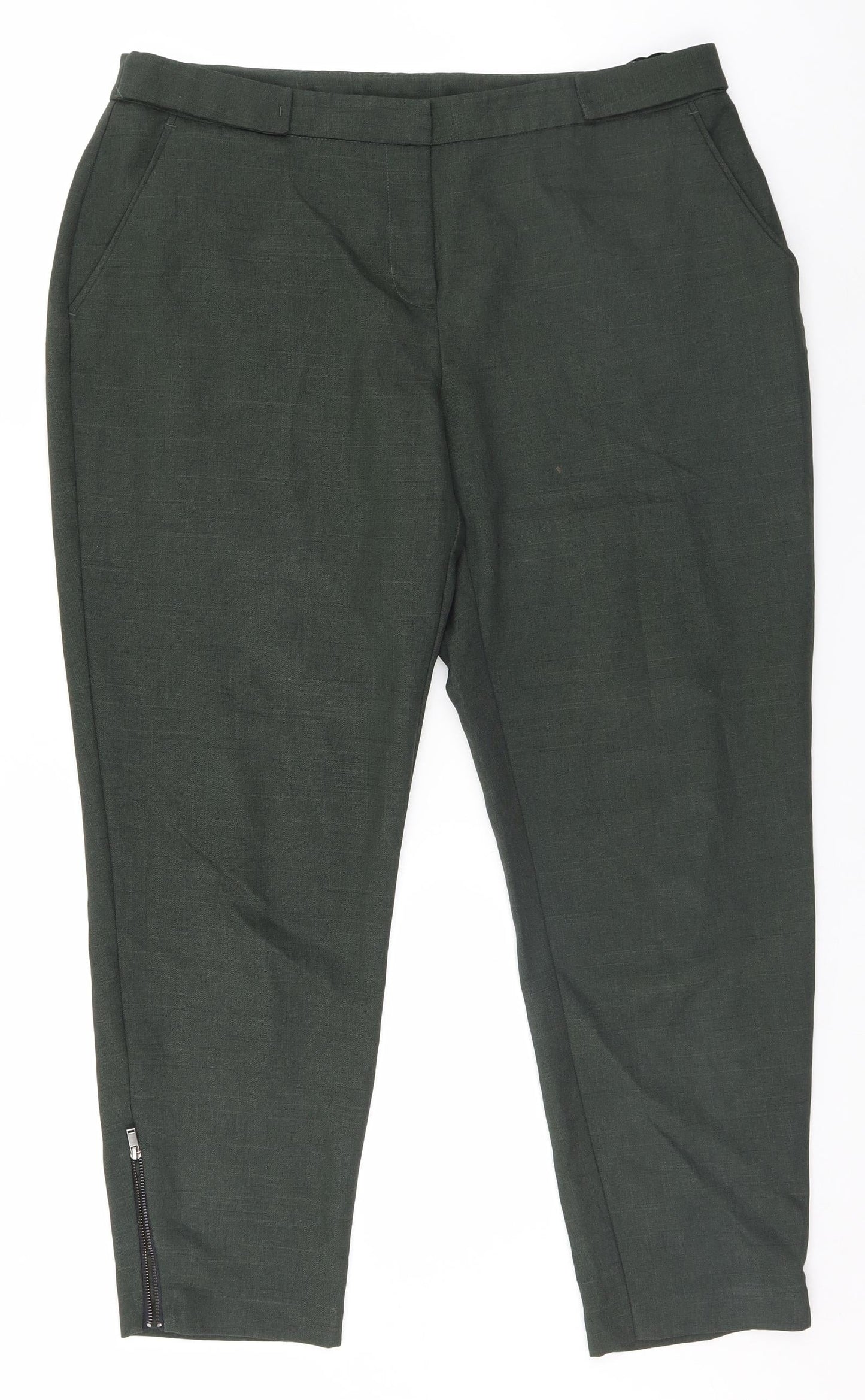 Dorothy Perkins Womens Brown   Trousers  Size 14 L26 in