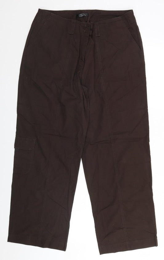 BM Womens Brown   Trousers  Size 16 L26 in