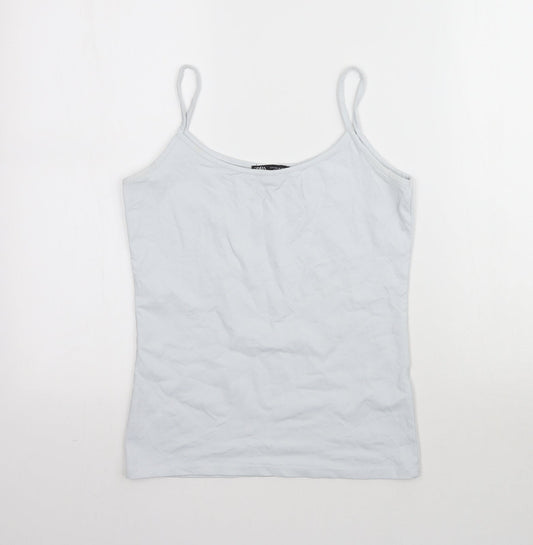 Zara Womens Blue   Camisole T-Shirt Size M
