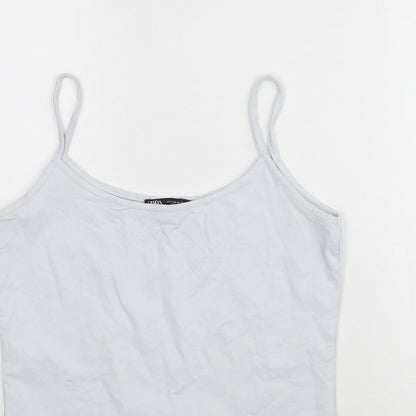 Zara Womens Blue   Camisole T-Shirt Size M