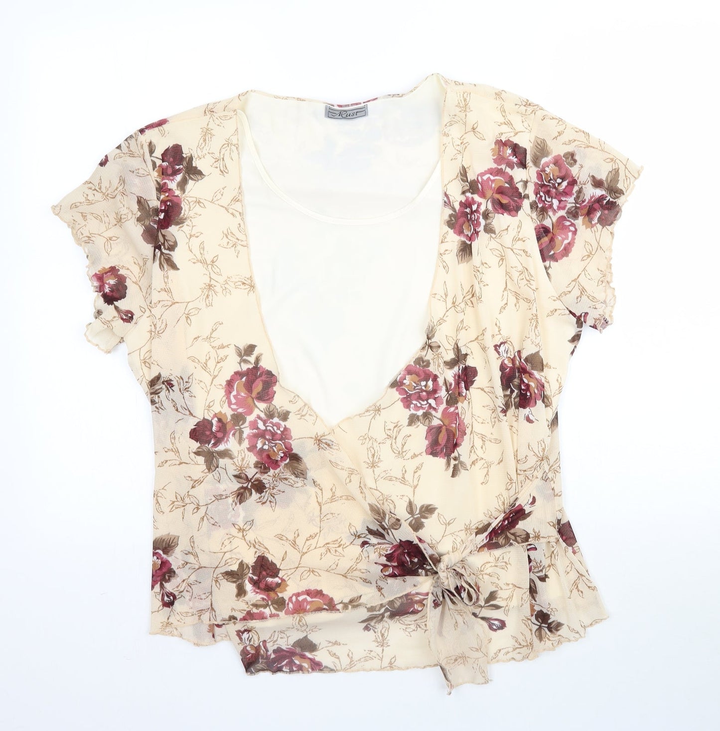 Must Womens Multicoloured Floral  Basic Blouse Size 3XL