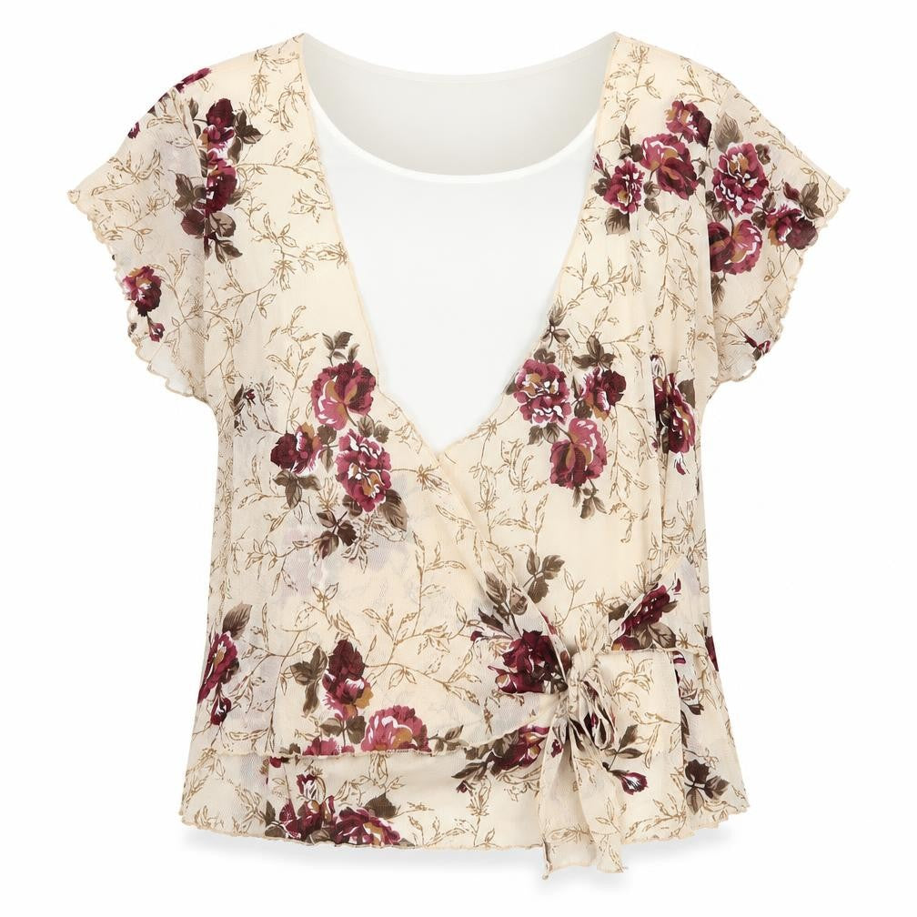 Must Womens Multicoloured Floral  Basic Blouse Size 3XL