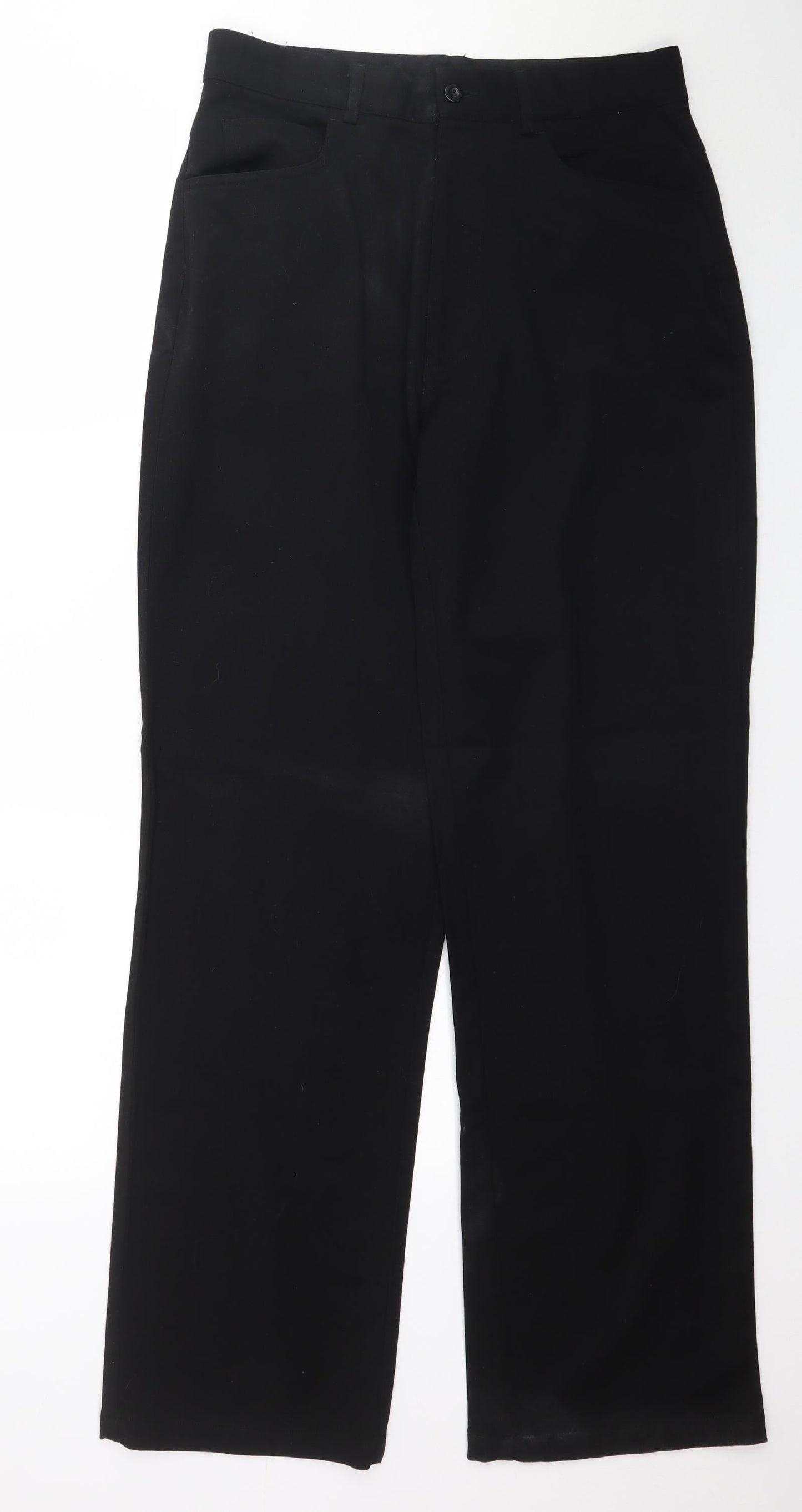 Duke Womens Black   Trousers  Size M L32 in