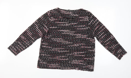 M&Co Womens Multicoloured Striped  Pullover Jumper Size 18