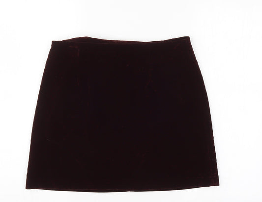 New Look Womens Purple   A-Line Skirt Size 12