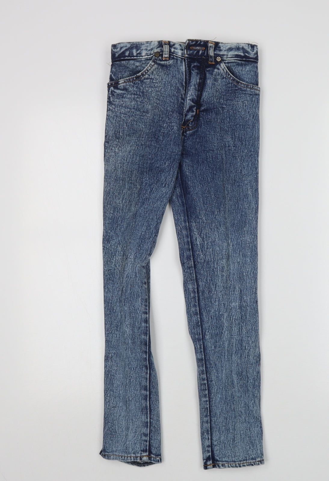 Preworn Womens Blue  Denim Straight Jeans Size 23 in L24 in