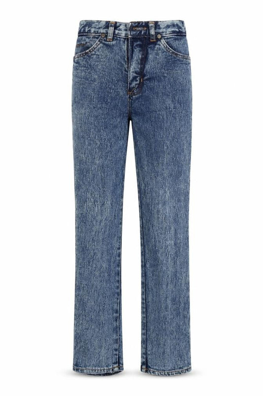 Womens Blue  Denim Straight Jeans Size 23 in L24 in