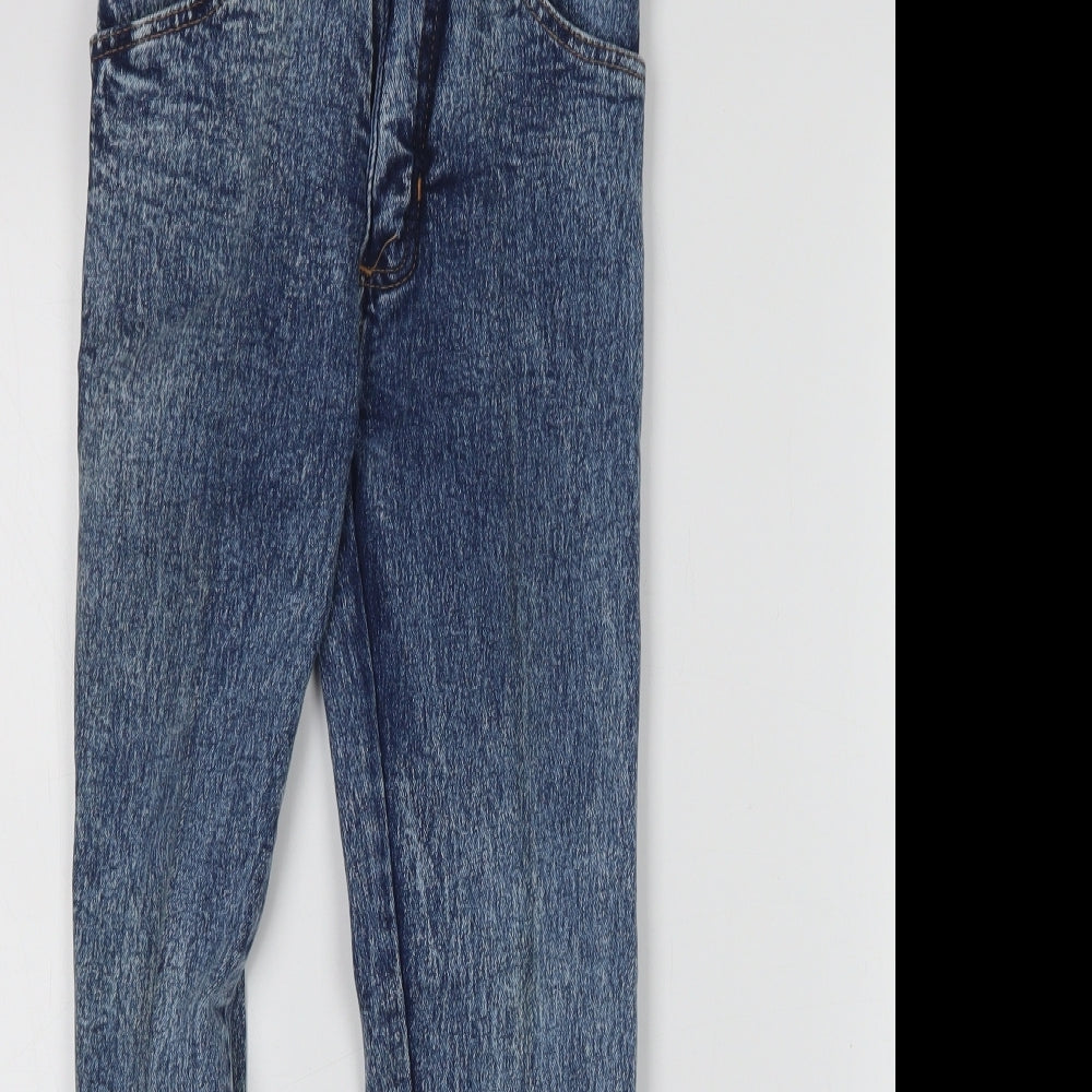 Preworn Womens Blue  Denim Straight Jeans Size 23 in L24 in