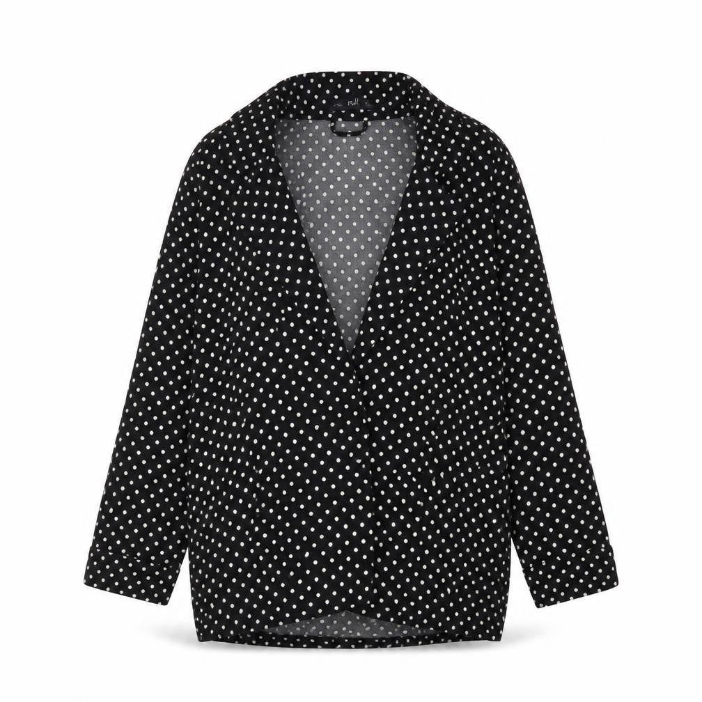 F&F Womens Black Polka Dot  Jacket  Size 8