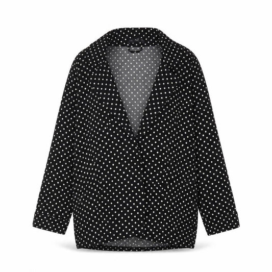 F&F Womens Black Polka Dot  Jacket  Size 8