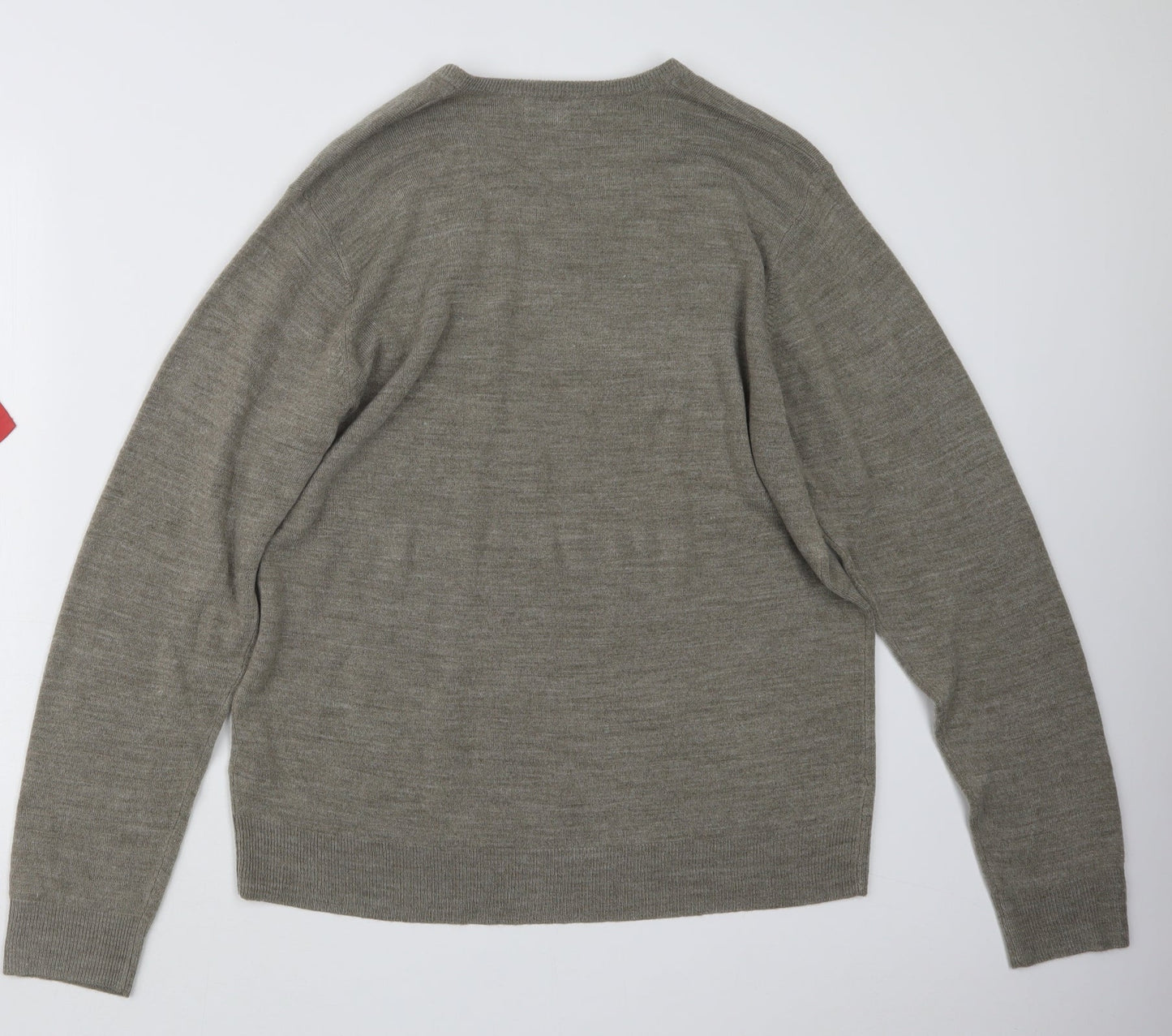 Marks and Spencer Mens Beige  Knit Pullover Jumper Size L