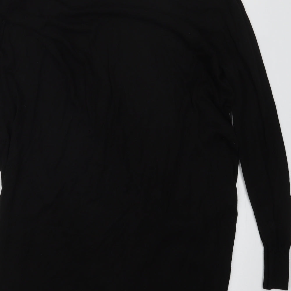 H&M Womens Black  Knit Cardigan Jumper Size XS