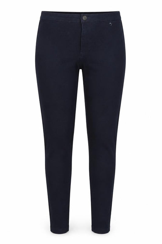 Front view of Denim Co women’s blue denim skinny jeans, size UK 12, 29-inch leg