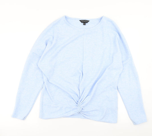 Dorothy Perkins Womens Blue  Knit Pullover Jumper Size S