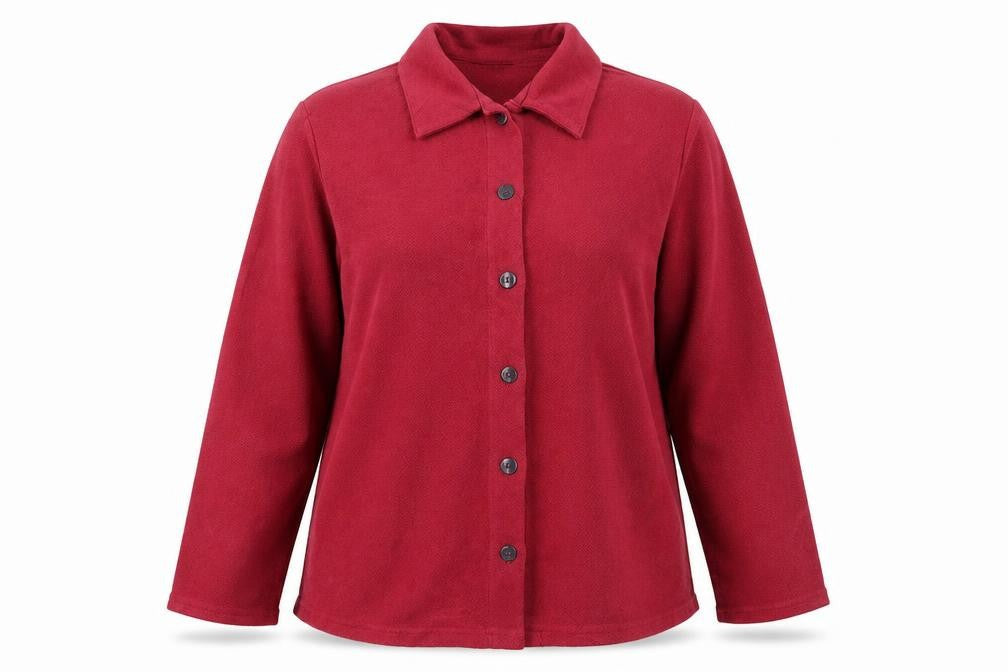 Orvis Womens Red   Basic Button-Up Size M