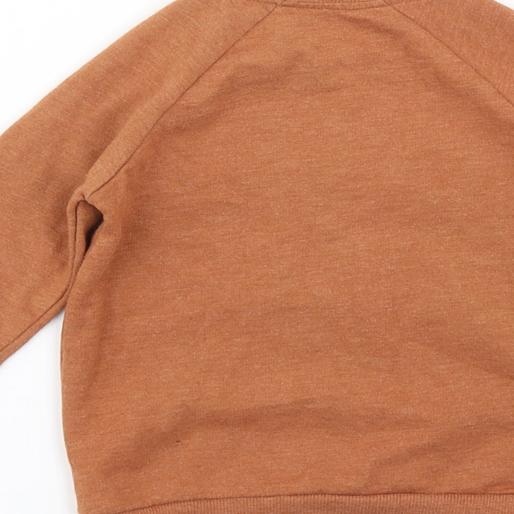 George Boys Brown   Basic T-Shirt Size 9-12 Months